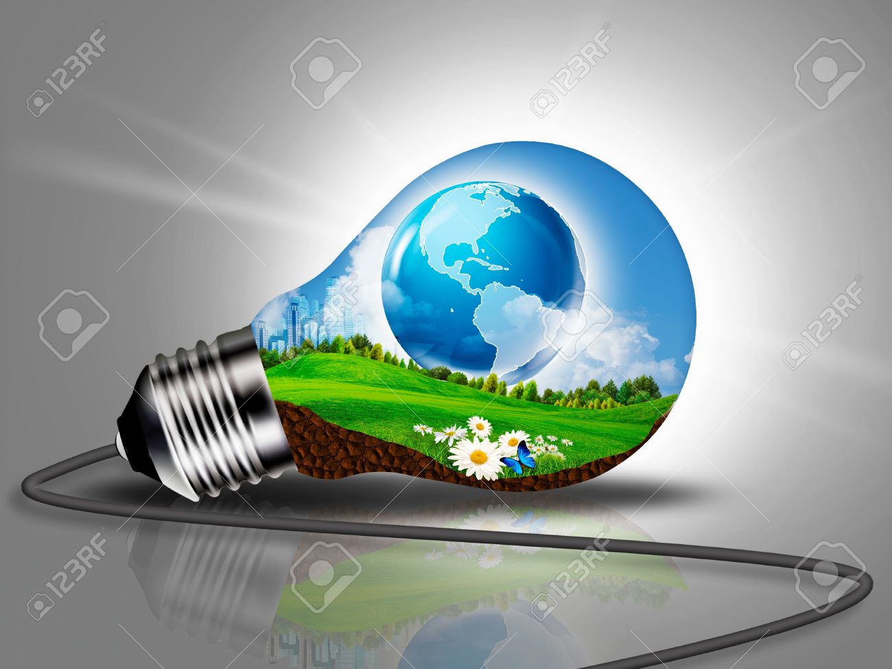 21086767-Sustainable-Development-and-eco-energy-concept-Stock-Photo